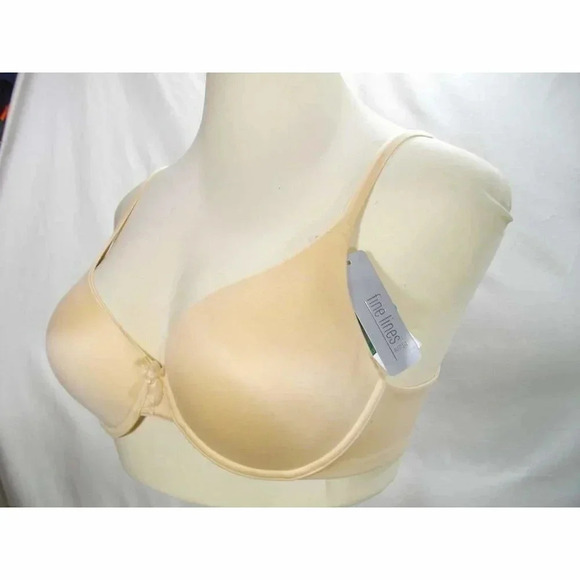 32D Fine Lines MM022 Memory Foam Full Coverage Convertible Bra Skin Nude NWT New - Picture 3 of 4